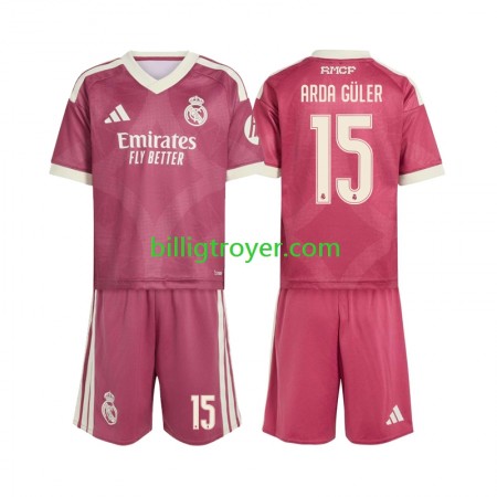 Billige Fotballdrakter Real Madrid Arda Guler 15 Barn Tredjedraktsett 2026/27 Kortermet